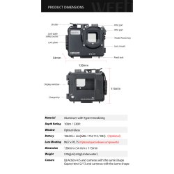 WeeFine WFH-GP1 Action-Kamera-Tauchgehuse