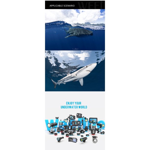 WeeFine WFH-GP1 Action Camera Dive Housing