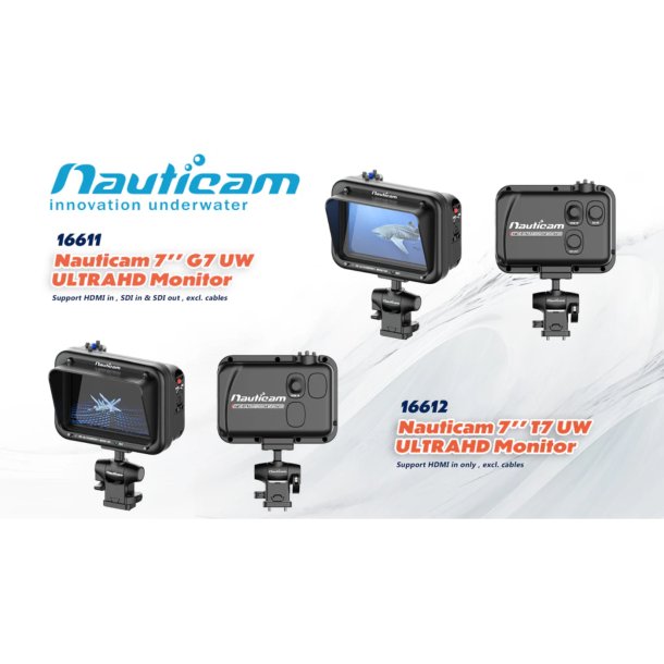Nauticam 7'' T7 HD UltraBright Monitor (HDMI 1.4 input, excl. cables)