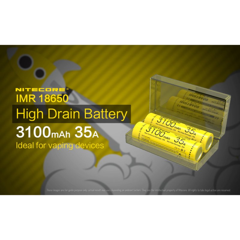 Nitecore IMR18650 3100mAh 35A Rechargeable Battery