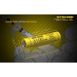 Nitecore IMR18650 3100mAh 35A Rechargeable Battery