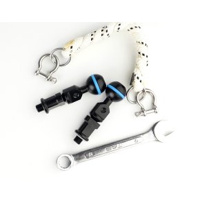 Lanyard-17cm& M10 strobe mounting ball set 