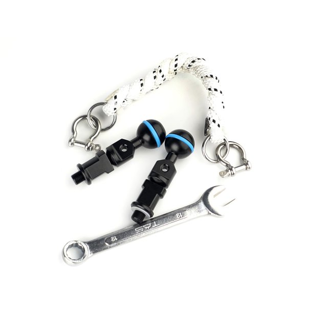 Lanyard-17cm&amp; M10 strobe mounting ball set 