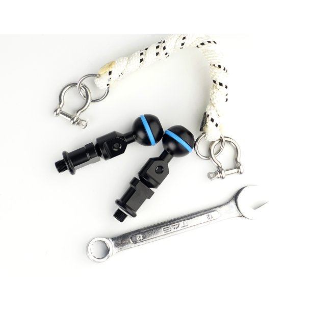 Lanyard-20cm &amp; M10 strobe mounting ball set 