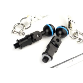Lanyard-20cm & M10 strobe mounting ball set 