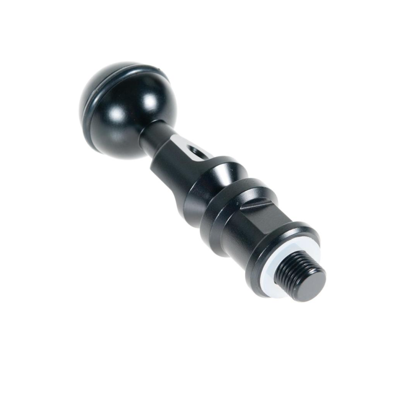 M10 Blitz-Kugelkopfadapter f�r Geh�use (mit Befestigung f�r Tragegurt)