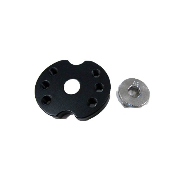 Handle mounting base with screws