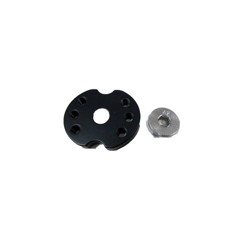 Handle mounting base with screws