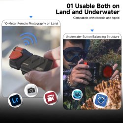 Divevolk Underwater External Shutter for Seatouch 4 Max Series Housing