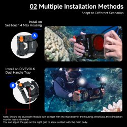 Divevolk Underwater External Shutter for Seatouch 4 Max Series Housing