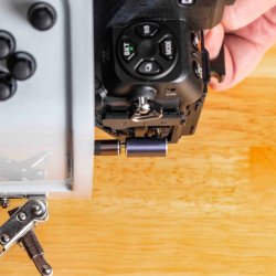 USB-C Right Angle Male-to-Female Adapter 40 GBPS