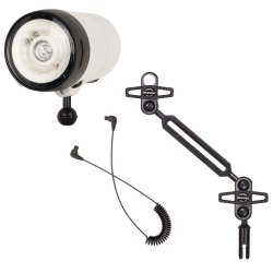 Ikelite RC165 TTL Underwater Strobe, Arm, and Fiber Optic Cord Bundle