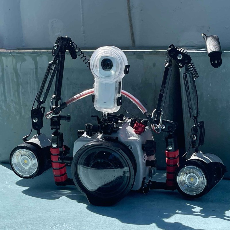 Ikelite RC232 TTL Underwater Strobe with Video Light [Fiber Optic]