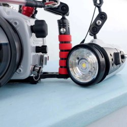 Ikelite RC232 TTL Underwater Strobe with Video Light [Fiber Optic]