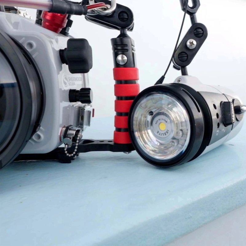 Ikelite RC232 TTL Underwater Strobe with Video Light [Fiber Optic]