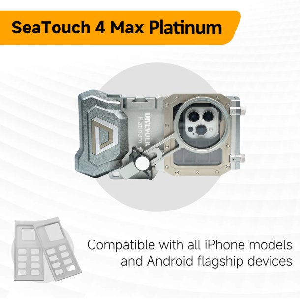 Divevolk Seatouch 4 MAX PLUS CUSTOMIZED Adapter for iPhone 17 Pro Max