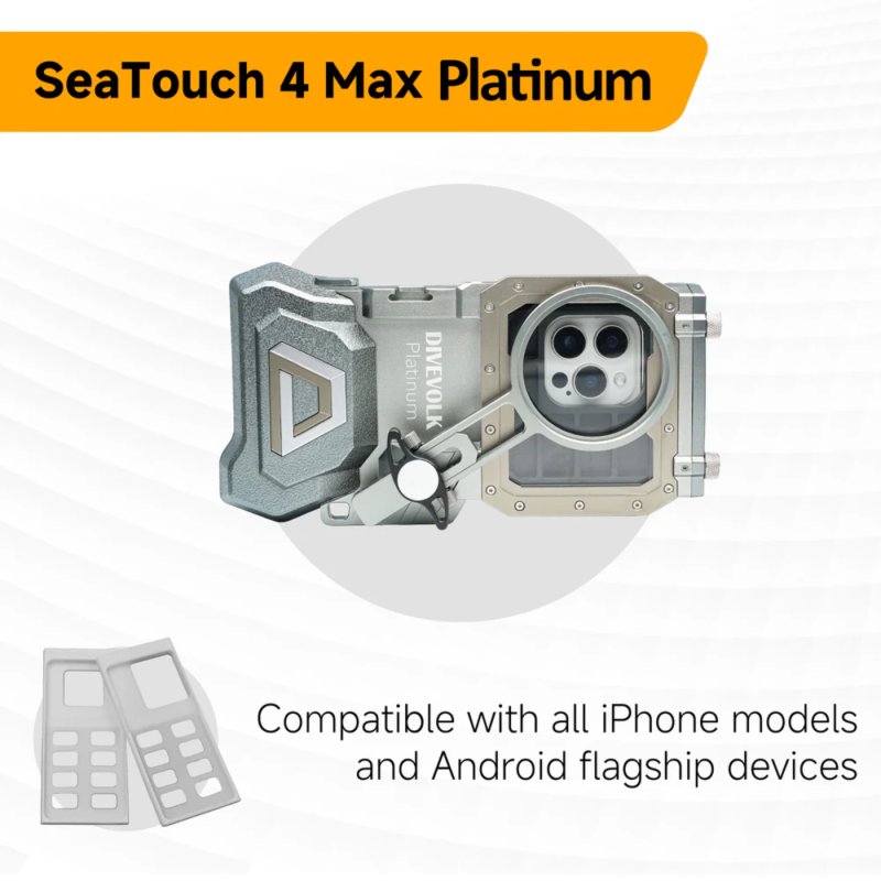 Divevolk Seatouch 4 MAX PLUS CUSTOMIZED Adapter for iPhone 17 Pro Max