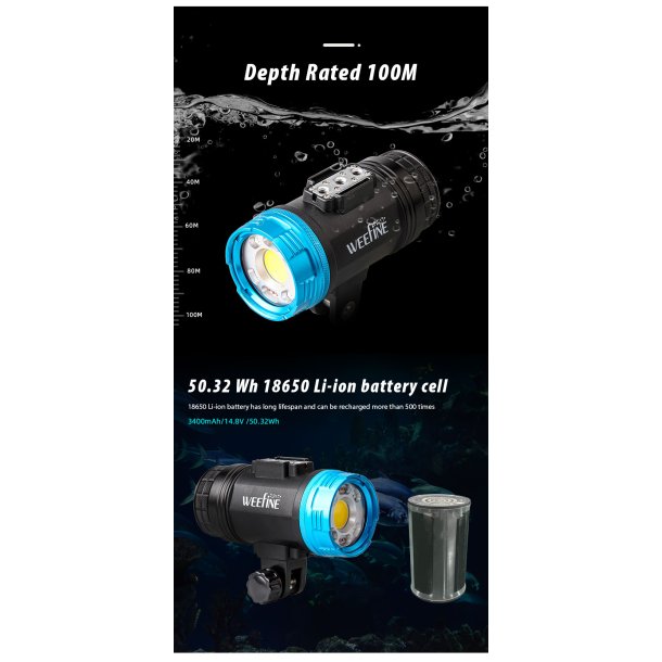 Weefine Smart Focus 7000 Video Light
