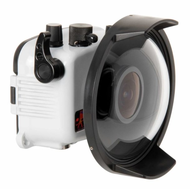 Ikelite Underwater Housing for OM System Tough TG-7, TG-6 and Ecko Strobes Wide Angle Kit-FG