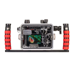 200FP/F Underwater Housing for Sony Alpha a6700 PZ 16-50mm with Fiber Optic Transmitter