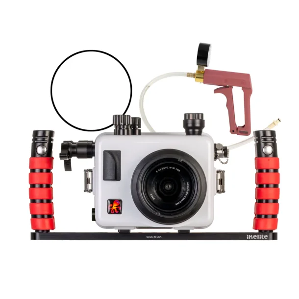 200FP/F Unterwassergeh�use f�r Sony Alpha a6700 PZ 16-50mm mit Glasfasersender