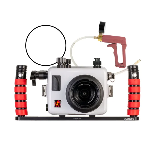 200FP/T Unterwassergeh�use f�r Sony Alpha a6700 PZ 16-50mm mit integriertem TTL f�r DS-Blitzger�te