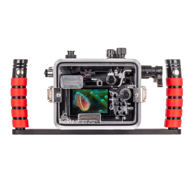 200FP/T Underwater Housing for Sony Alpha a6700 PZ 16-50mm with Built-In TTL for DS Strobes