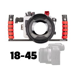 Ikelite 200DLM/D Underwater Housing for Canon EOS R10 with 18-45mm &amp; 10-18mm Lenses [Fiber Optic Update]