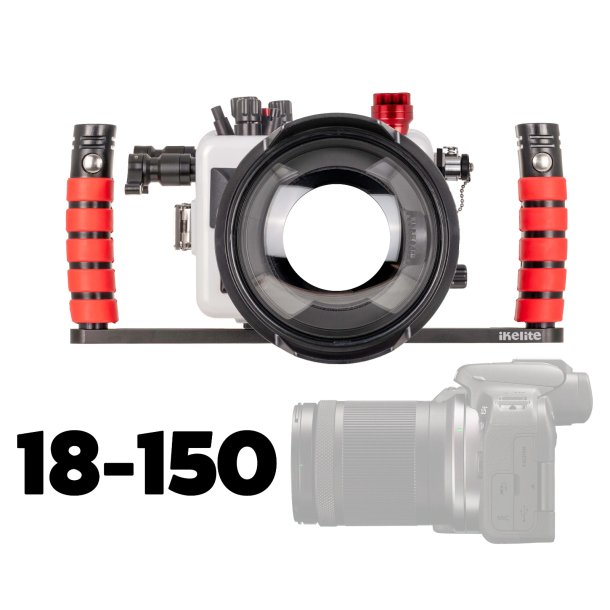 Ikelite 200DLM/D Unterwassergeh�use f�r Canon EOS R10 mit 18�150mm Objektiv [Faseroptik-Update]