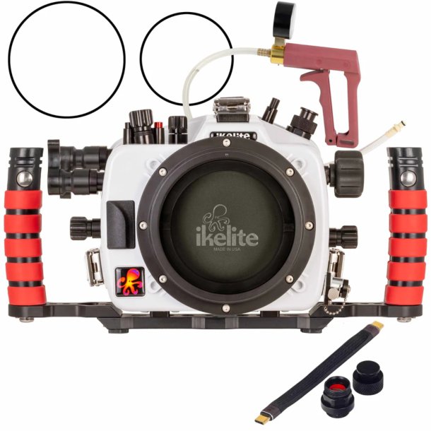 200DL Underwater Housing for Nikon Z5 II Deluxe Version with Handles, Vacuum Pump, &amp; USB-C Charging 