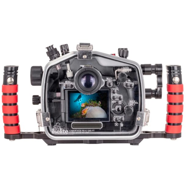 Ikelite 200DL Underwater Housing for Canon EOS R5 II Deluxe Version with Handles, Vacuum Pump &amp; USB