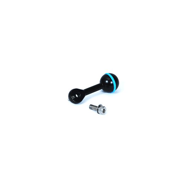 Strobe mounting ball for fastening on MP clamp