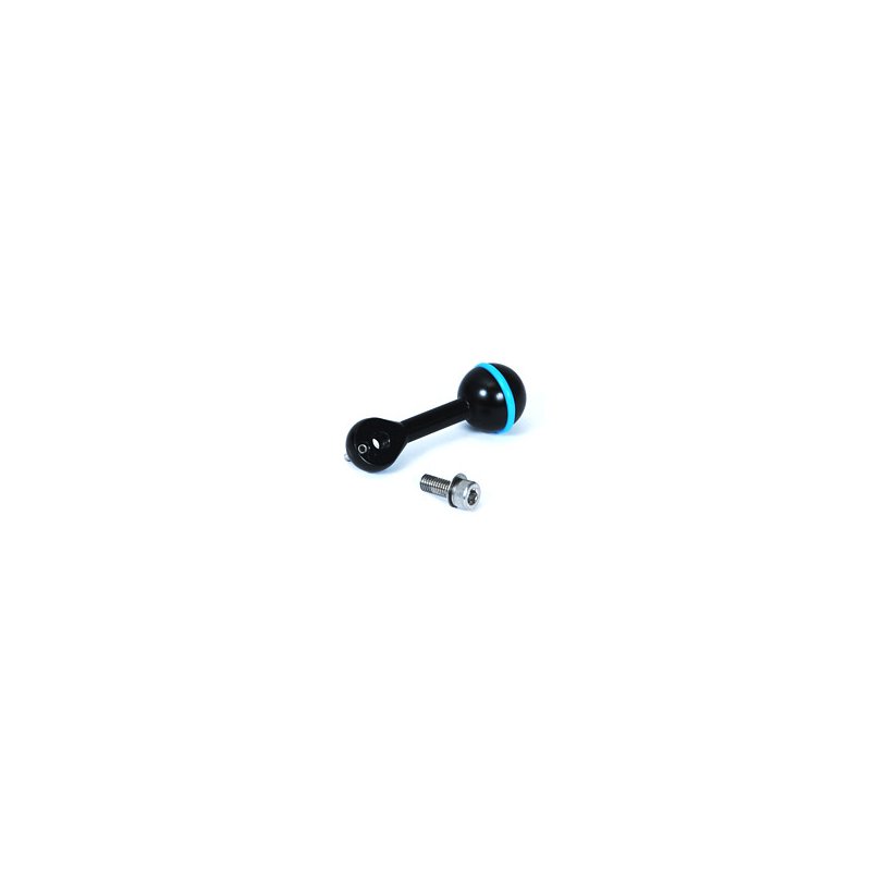Strobe mounting ball for fastening on MP clamp