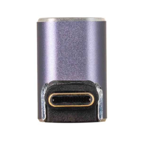 USB-C Right Angle Male-to-Female Adapter 40 GBPS