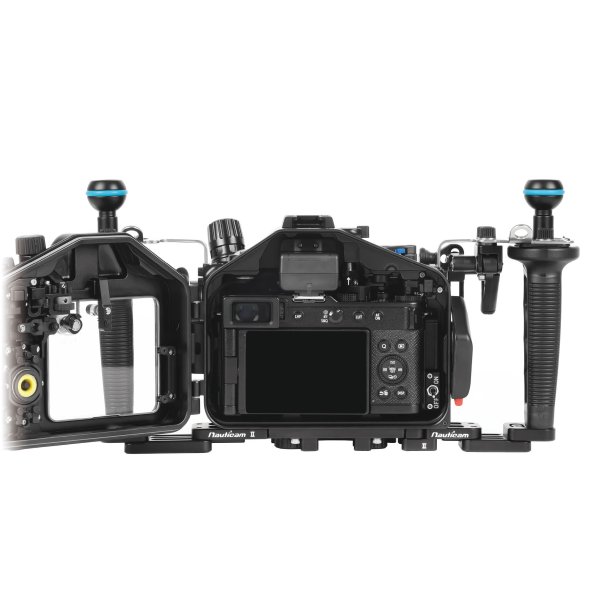 Nauticam NA-L10 Pro Paket f�r Panasonic Lumix L10 (inkl. Flexitray, rechter Griff, zwei Kugeladapter, M16-Ventil, Ausl�serverl�ngerung)