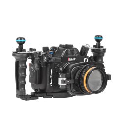 Nauticam NA-L10 Pro Package for Panasonic Lumix L10 (inc. flexitray, right handle, two balls, M16 valve, shutter extension)