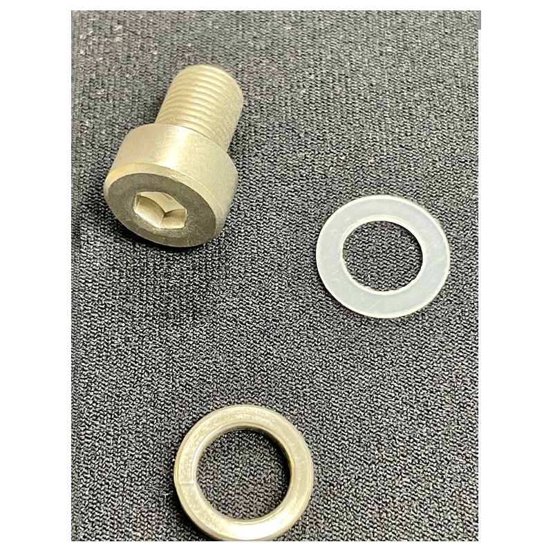 M10 plastic insert for handle bracket (2 sets incl M5 screw and washers)