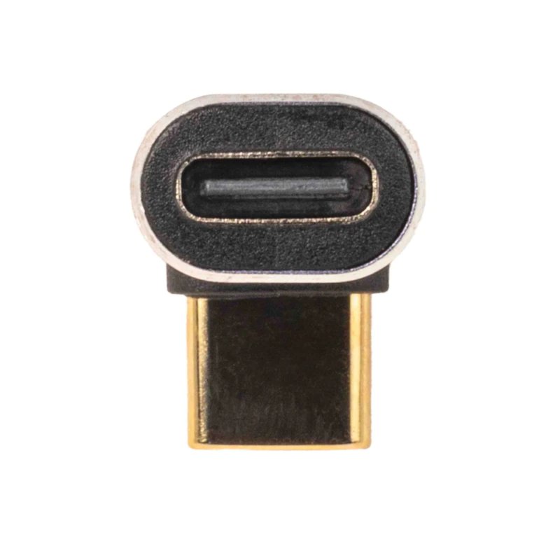 USB-C Right Angle Male-to-Female Adapter 40 GBPS