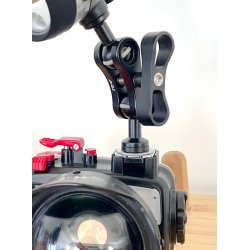 AOI Cold Shoe Mount Base to Ball Mount Black