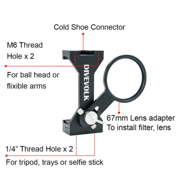 SeaTouch 4 Max - 67mm lens holder with Expansion