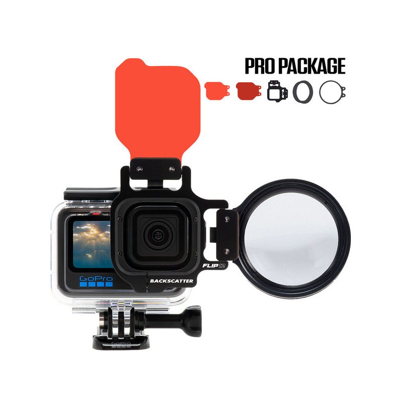 FLIP13 Pro Package with DEEP, DIVE, +15 MACROMATE MINI Lens for GoPro HERO 5-13