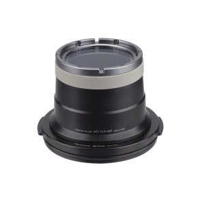 AOI FLP-03P  Flacher Anschluss aus Kunststoff fr OM-D-Montagegehuse (FLP-02P installiert mit AD-L