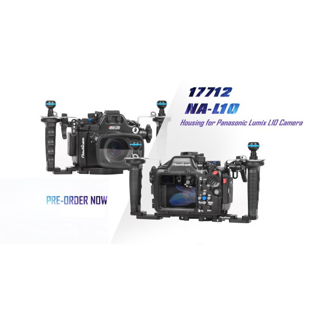 Nauticam NA-L10 Pro Paket f�r Panasonic Lumix L10 (inkl. Flexitray, rechter Griff, zwei Kugeladapter, M16-Ventil, Ausl�serverl�ngerung)