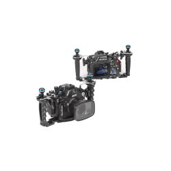 Nauticam NA-L10 Pro Package for Panasonic Lumix L10 (inc. flexitray, right handle, two balls, M16 valve, shutter extension)