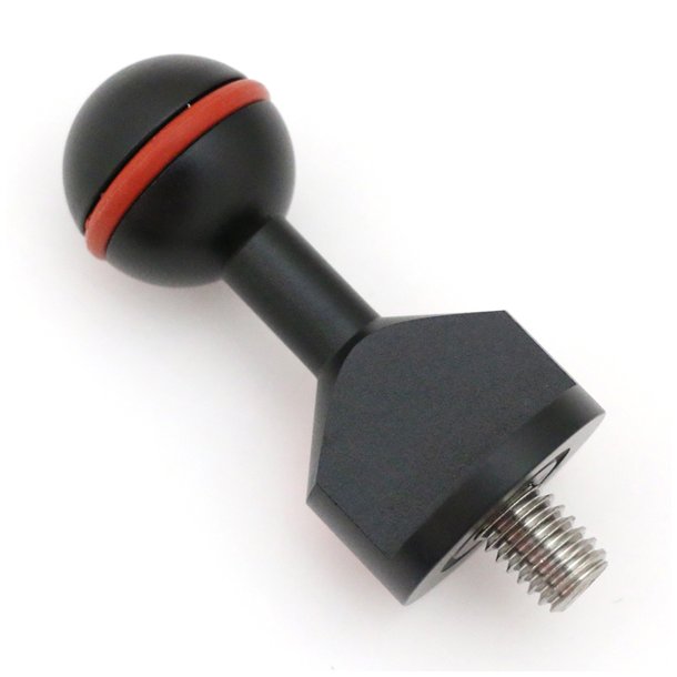 Universal Kugelkopf 1/4"- 20 mit festem Stiftschraube