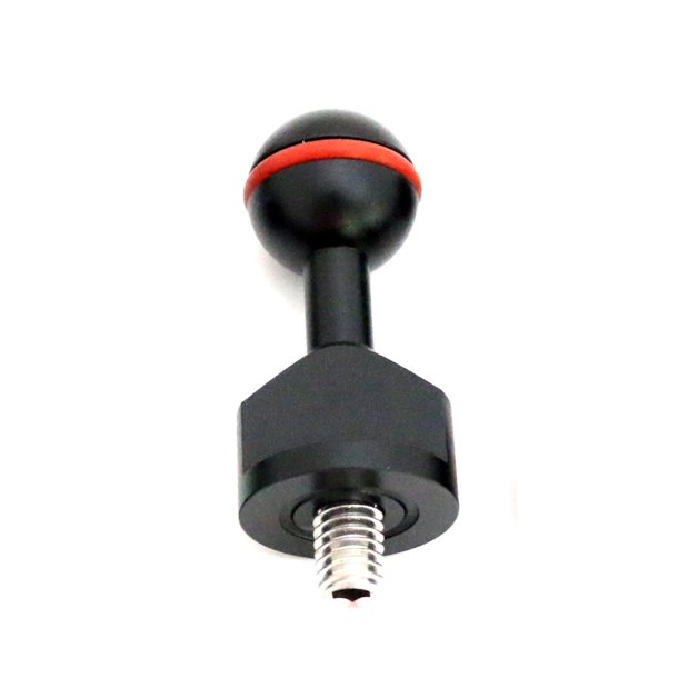 Universal Kugelkopf 1/4"- 20 mit festem Stiftschraube