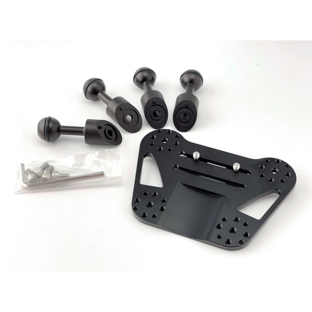 Universal tripod plate for uw. housings