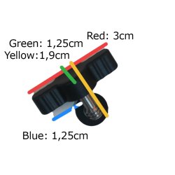 Camera wing screw 1/4-20 for tray - (2 pcs bag)