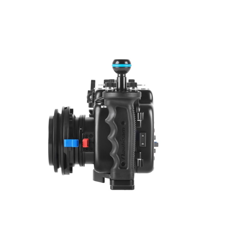 Nauticam NA-CV1 Pro Package for Canon PowerShot V1 Digital Camera (inc. flexitray, right handle, two balls, M16 valve, shutter extension)