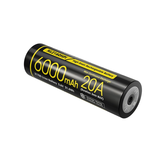 Nitecore 21700 NL2160HPi 6000mAh Li-Ion battery